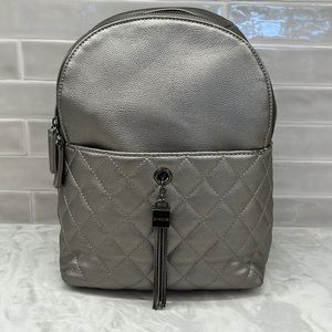 bebe gunmetal backpack